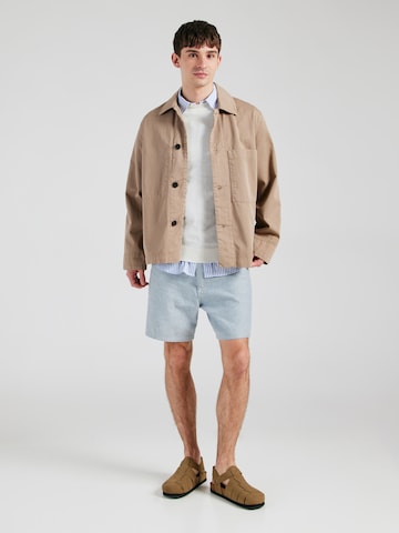 SELECTED Pullover 'SLHTOWN' in Beige