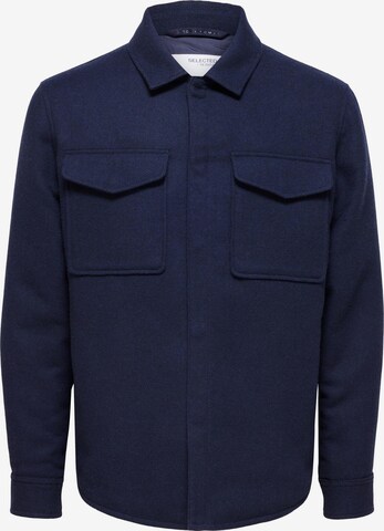 SELECTED HOMME Tussenjas 'PAN' in Blauw: voorkant