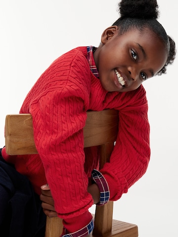 TOMMY HILFIGER Pulover | rdeča barva