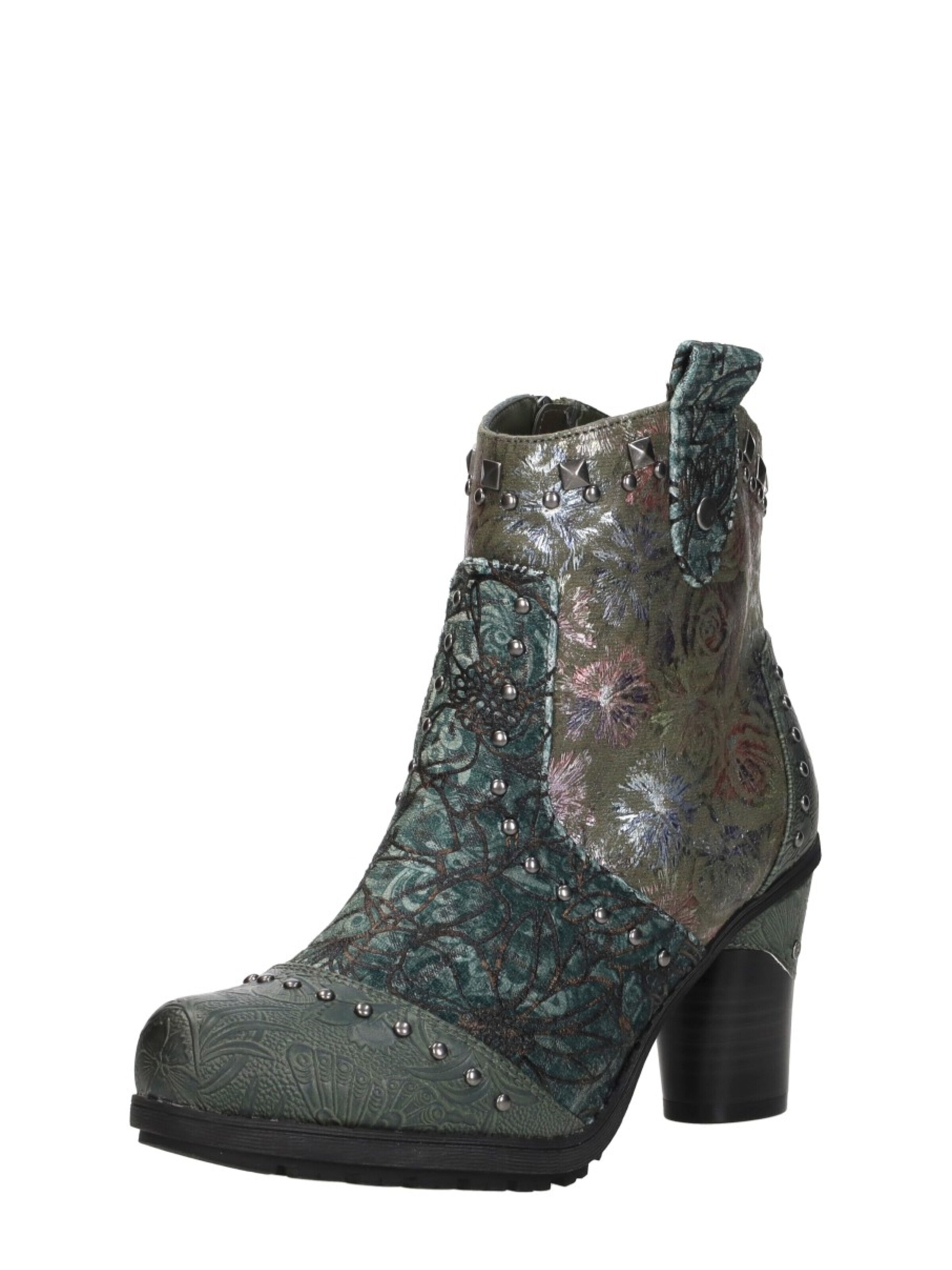 MUSTANG Boots 'Enkellaarsjes Hak' in Green