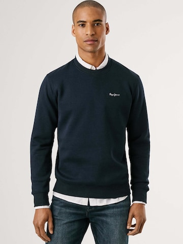 Pepe Jeans Sweatshirt 'Macbeth' in Blue: front