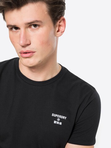 Superdry Performance shirt 'Core' in Black