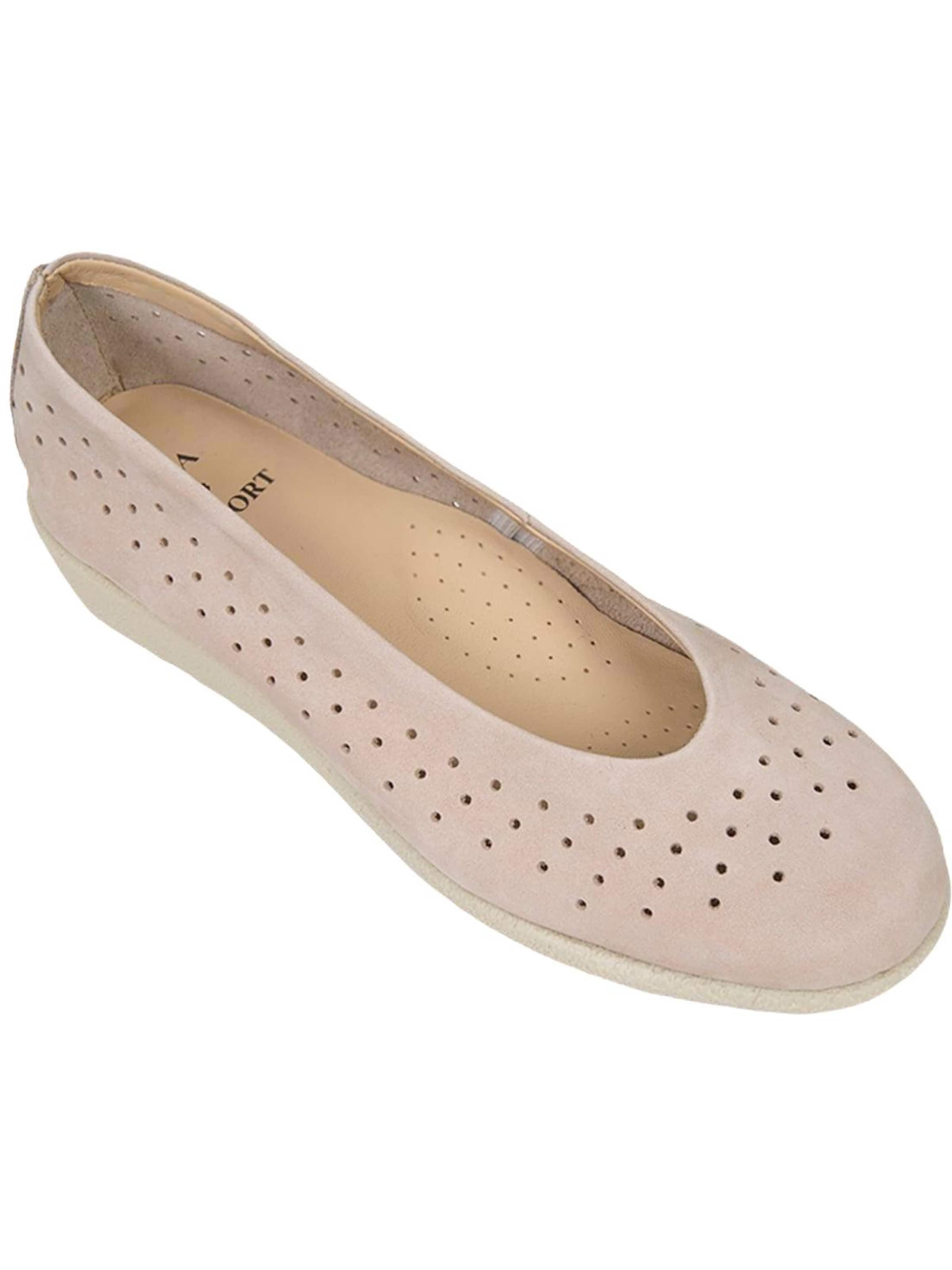 Desa - Zapatillas 'Keilabsatz-Slipper' en beige