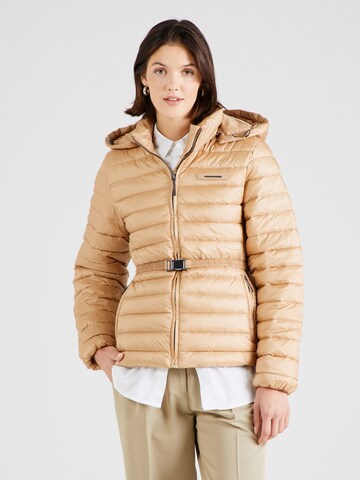 Veste mi-saison Calvin Klein en beige : devant