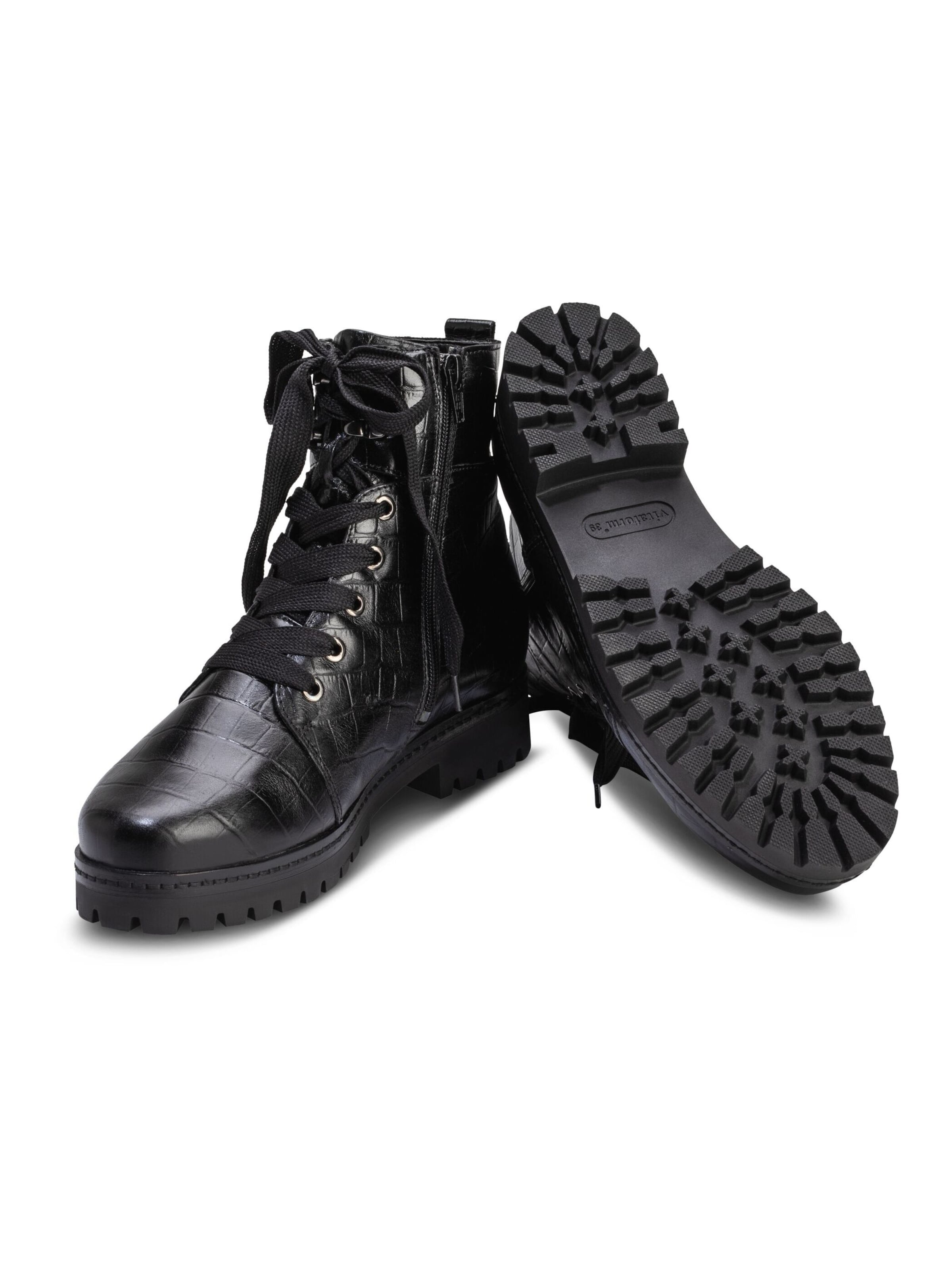 Stivaletto stringato di VITAFORM in nero