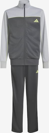 ADIDAS SPORTSWEAR Trainingsanzug 'Junior Tricot Colourpop' in 128 in stone / hellgrau / limette, Produktansicht