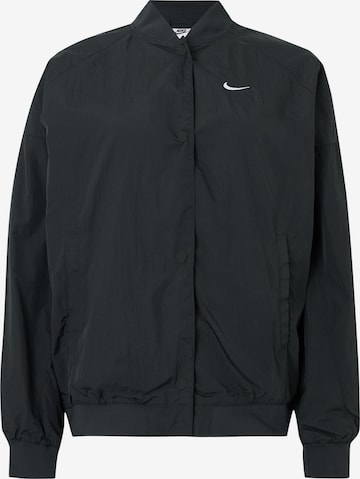juoda Nike Sportswear Demisezoninė striukė 'HBR VARSITY': priekis