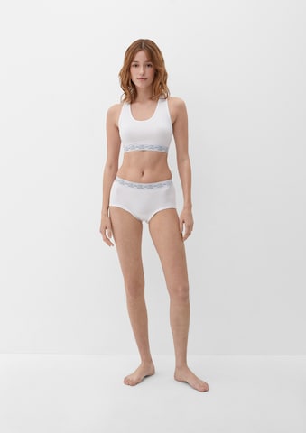 Bustier Soutien-gorge de sport QS en blanc
