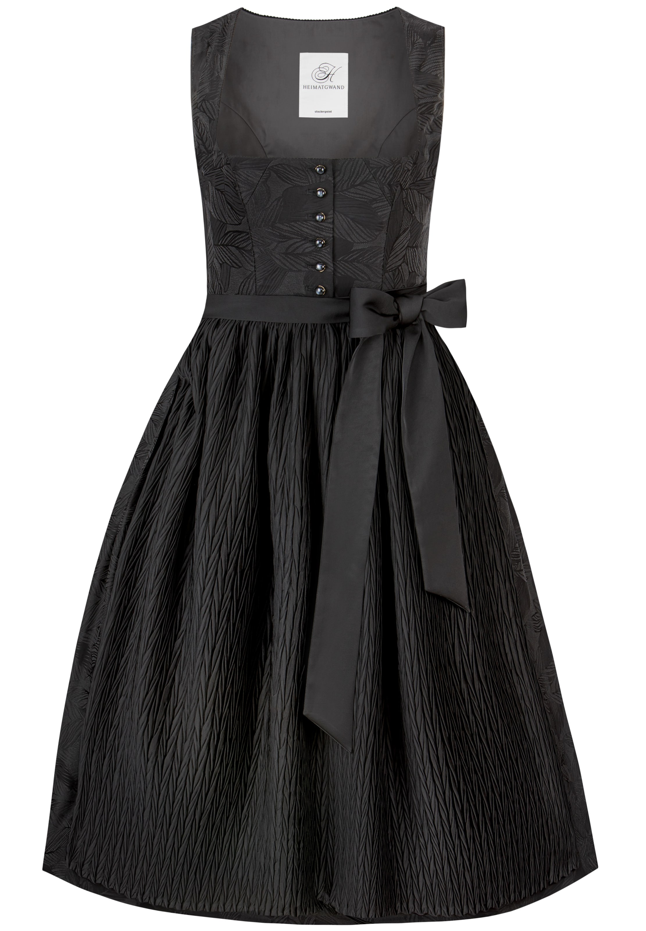 STOCKERPOINT Dirndl 'Jana' in Black: front