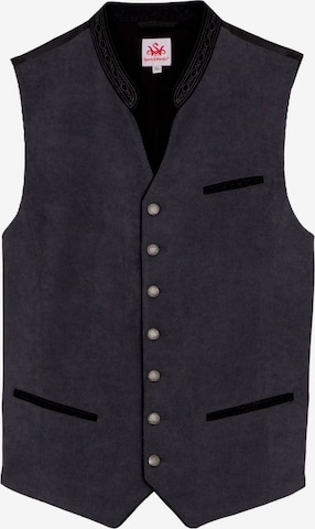 SPIETH & WENSKY Traditional Vest 'Boris' in Grey: front