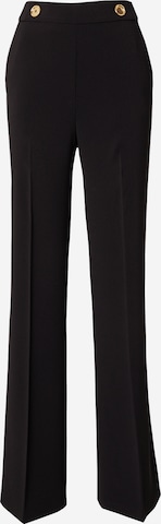 PINKO Wide leg Pleated Pants in Black: front