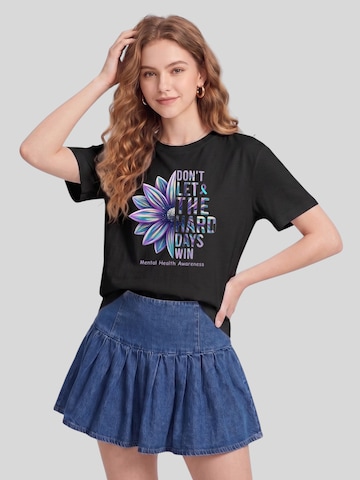 T-shirt 'Women's Short Sleeve Shirt Summer Tops' LapaPlus en noir : devant
