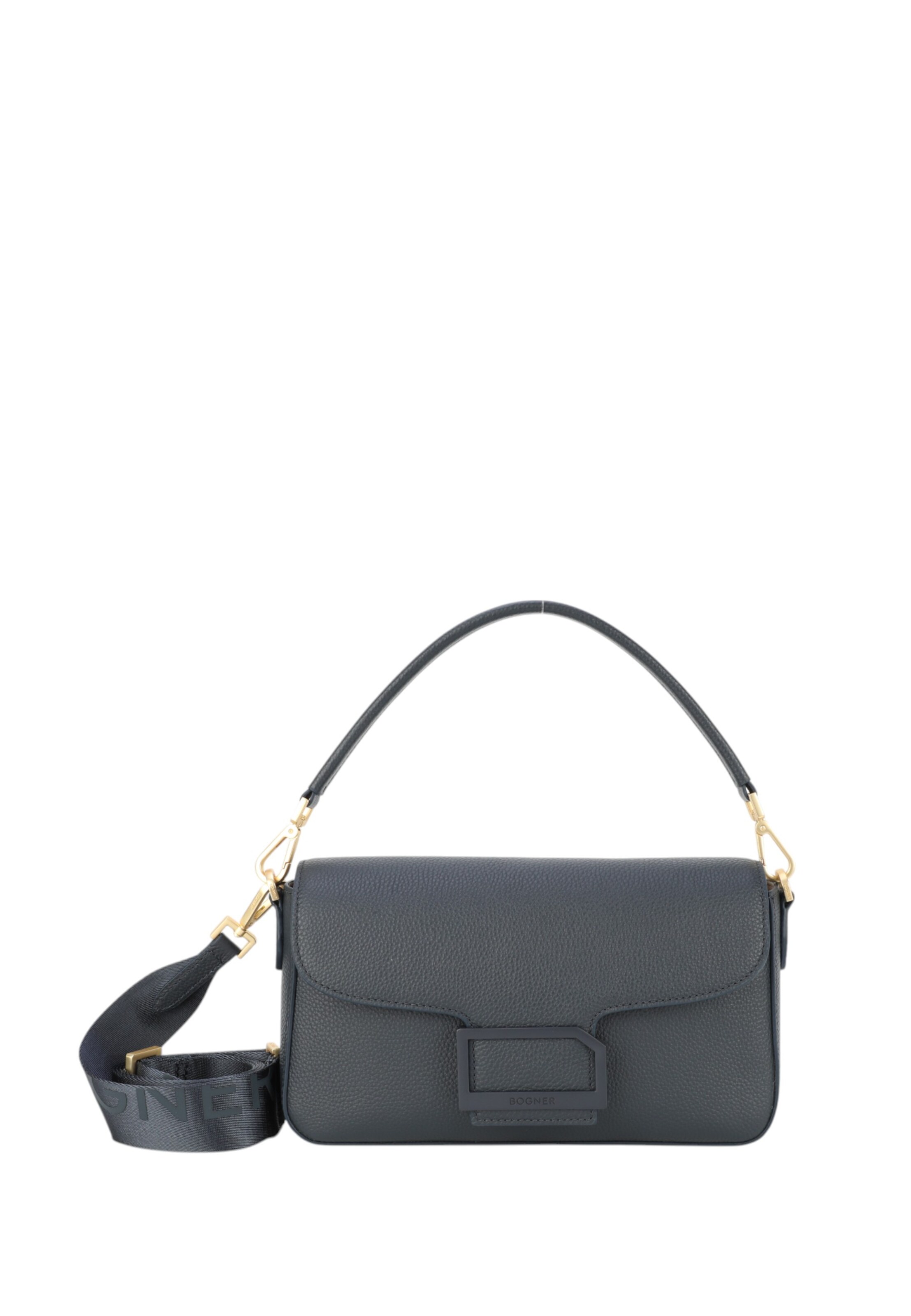 BOGNER Schoudertas 'Pontresina Neve Nera' in Blauw: voorkant