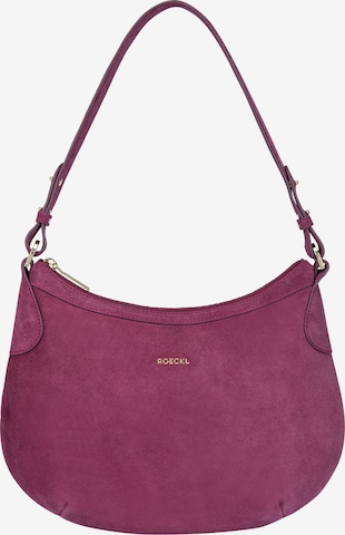 Roeckl Tasche 'LIBERTY SCHULTERTASCHE NUBUK SMALL' in Pink: Vorderseite
