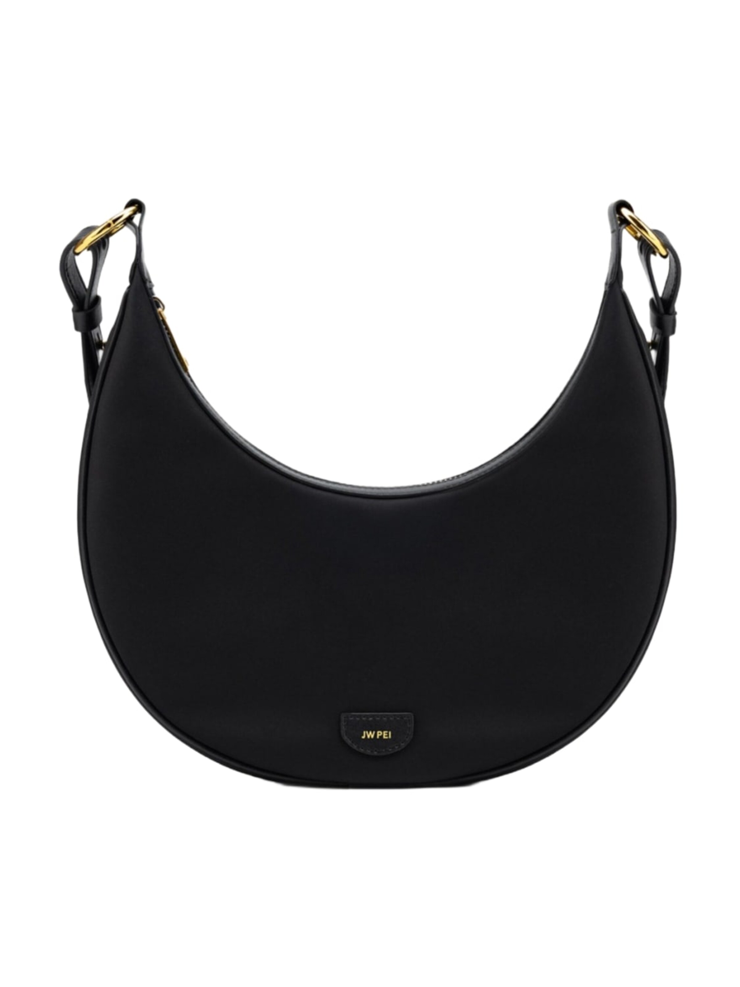 JW PEI Umhängetasche 'JW PEI Sac Bandoulière Carly Medium Black Gold'‌‌‌‌ in Schwarz: Vorderseite