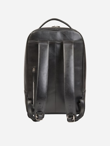 NEGOTIA Leather Backpack 'Averon' in Black