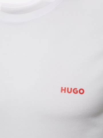 HUGO Red - Camiseta en blanco