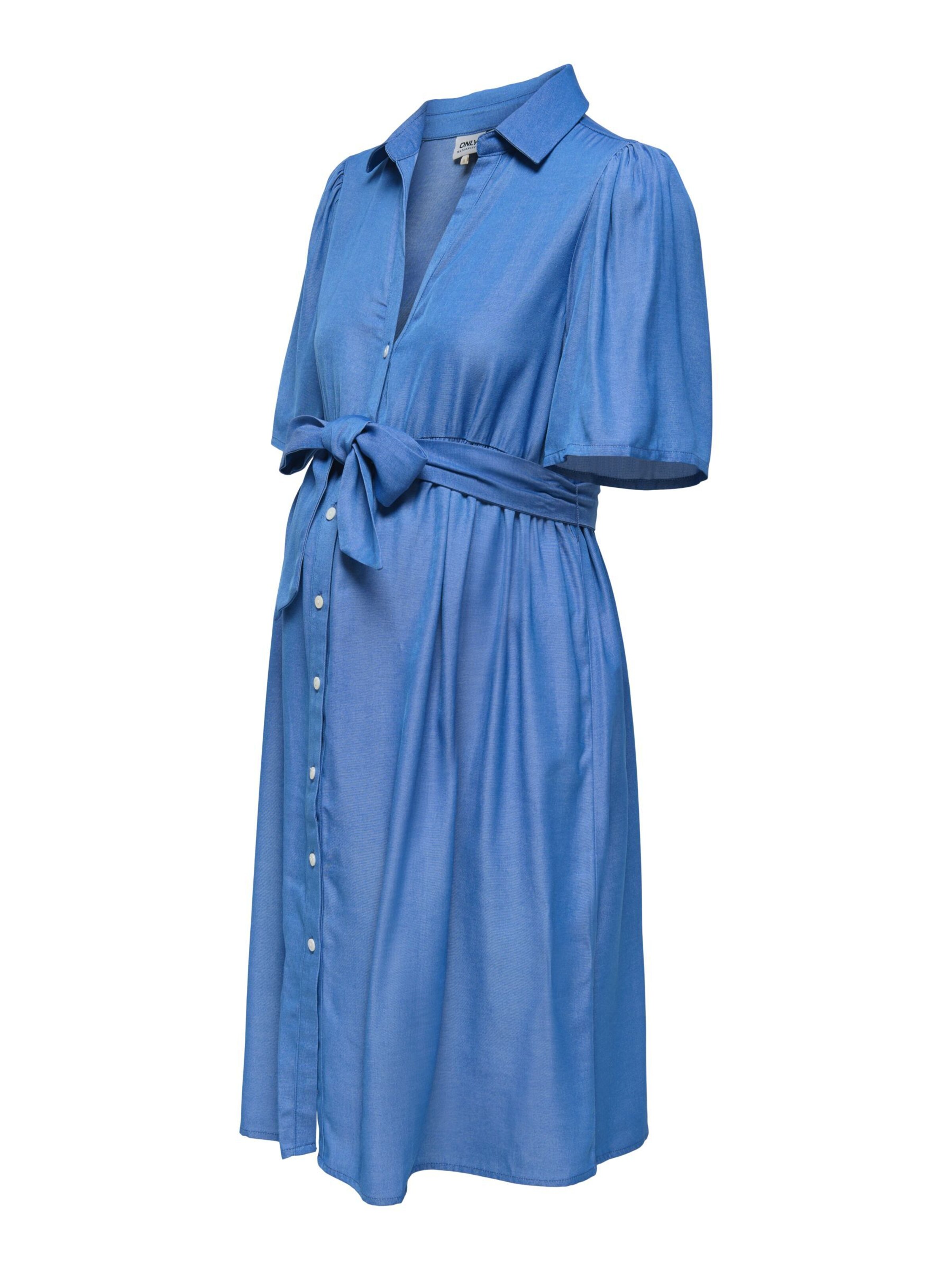 Only Maternity - Vestido 'OLMPani' en azul