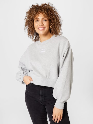 PUMA Sweatshirt in Grey: front