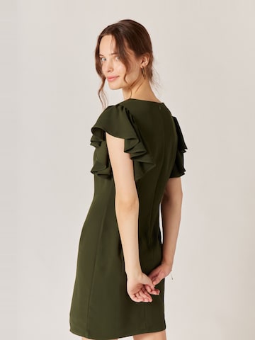 NAF NAF Φόρεμα κοκτέιλ 'Lenipraza' σε πράσινο