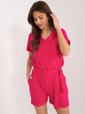 Madnezz House Jumpsuit '7915.66' in Pink: front