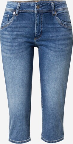 QS Slim fit Jeans in Blue: front