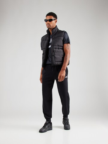 Nike Sportswear Дънки Tapered Leg Панталон 'CLUB' в черно
