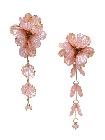 AVANT-GARDE PARIS Øreringe 'Veloriah' i pink: forside