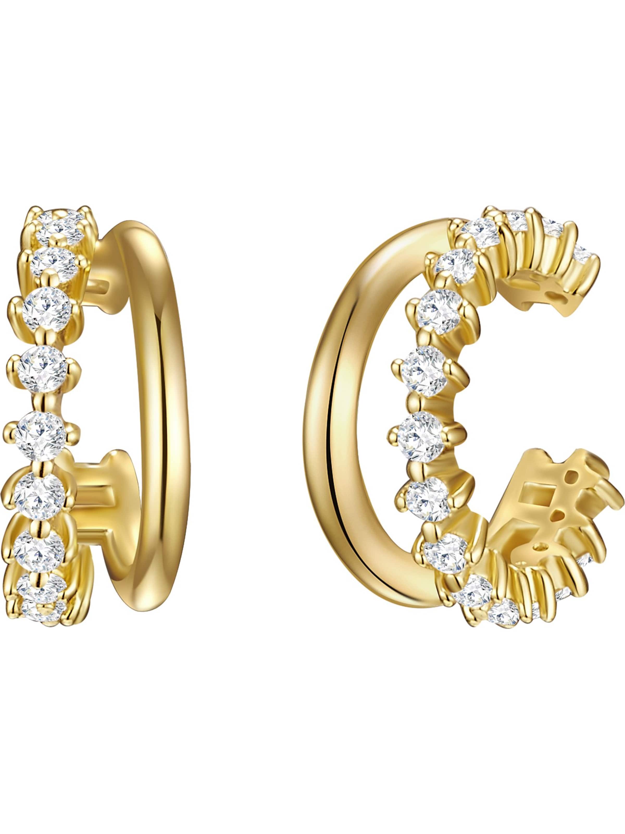 Glanzstücke München Oorbellen in Goud: voorkant