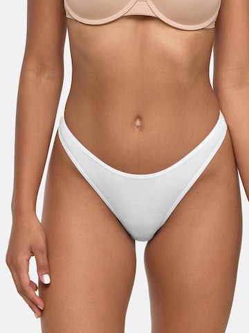 Nur Die Thong in White: front