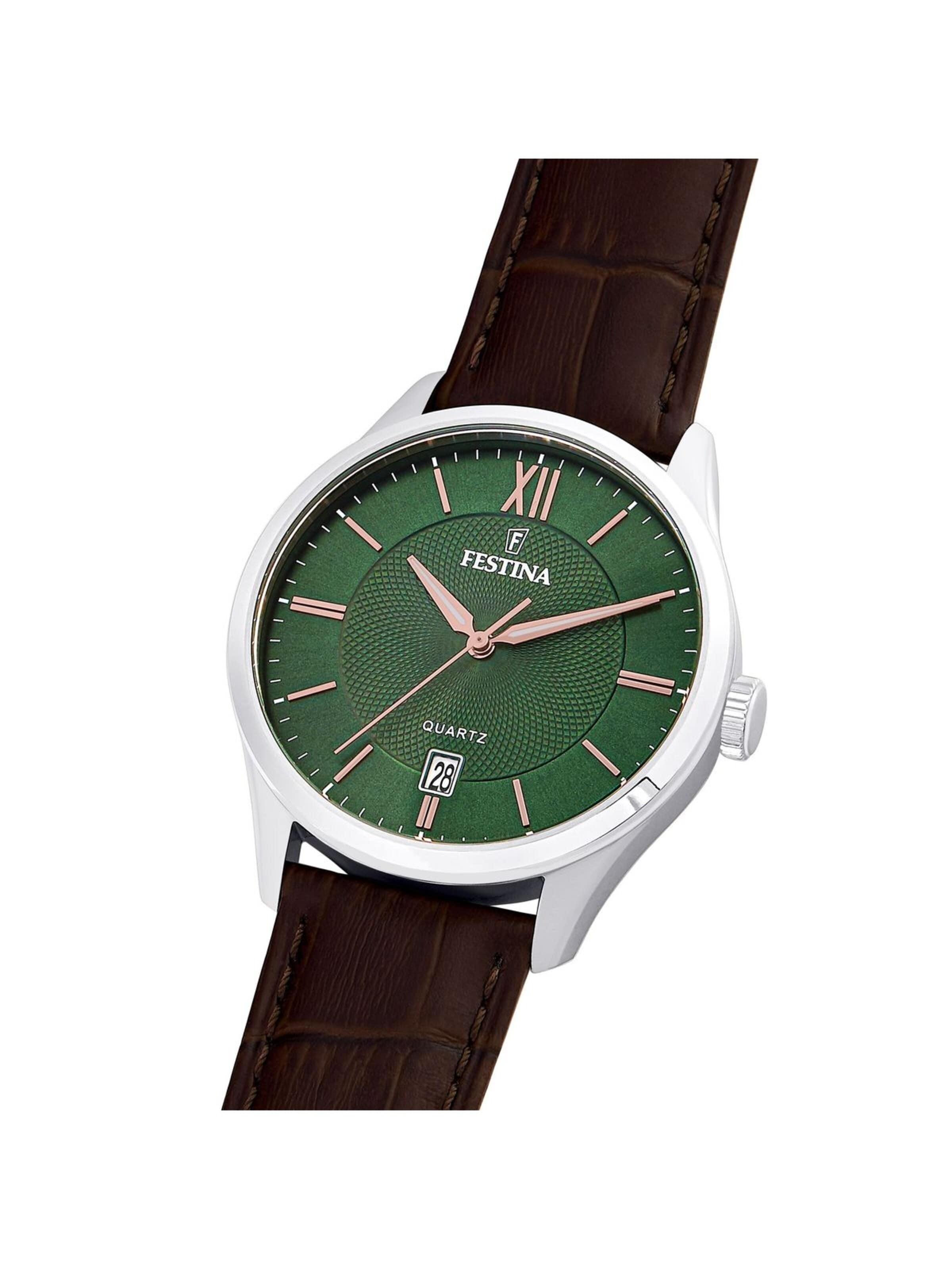Montre à affichage analogique FESTINA en vert
