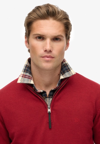 Pull-over 'Essentials' Superdry en rouge