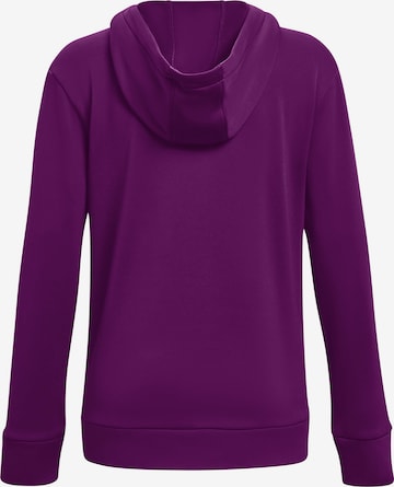 UNDER ARMOUR Athletic Sweatshirt in Purple