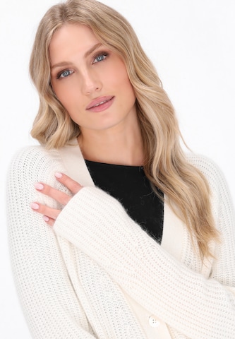 DreiMaster Vintage Knit cardigan in White