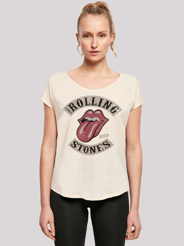 F4NT4STIC Shirt 'The Rolling Stones' in Beige: front