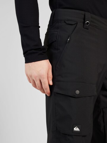 QUIKSILVER Regular Workout Pants 'Utility' in Black