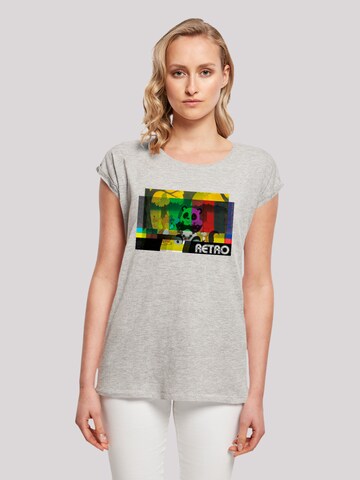T-shirt 'Tao Tao Cassette' F4NT4STIC en gris : devant