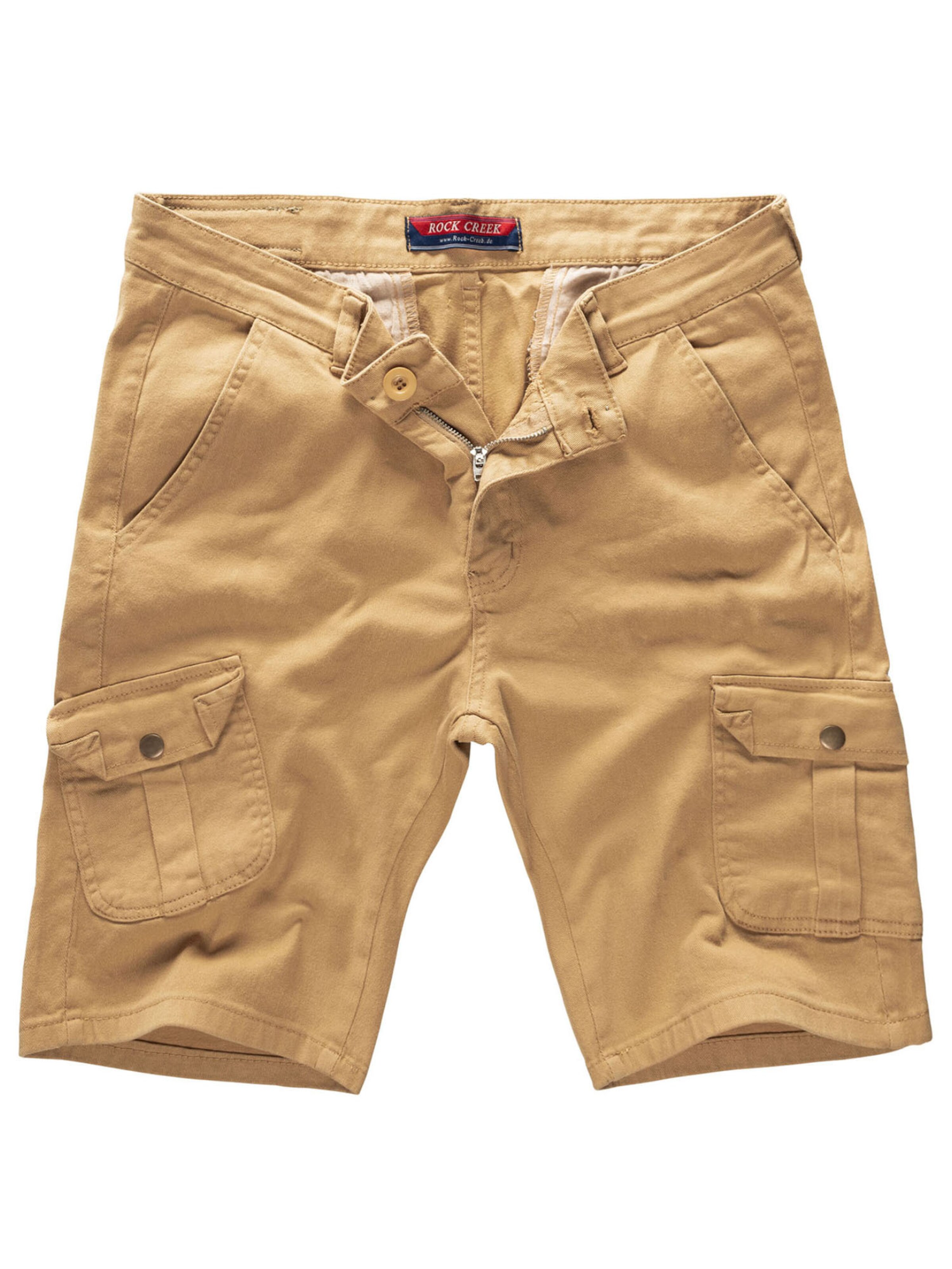 Rock Creek Shorts in Braun: Vorderseite