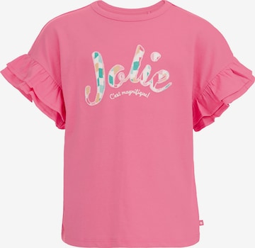 T-Shirt WE Fashion en rose : devant