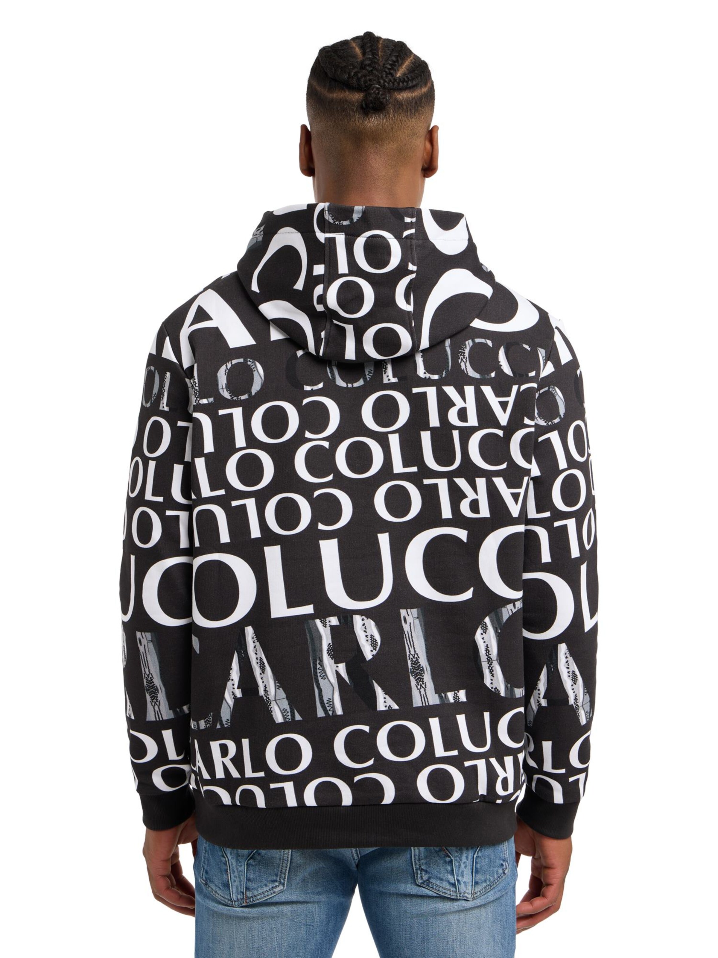 Carlo Colucci Sweatshirt 'Dipauli' in Schwarz