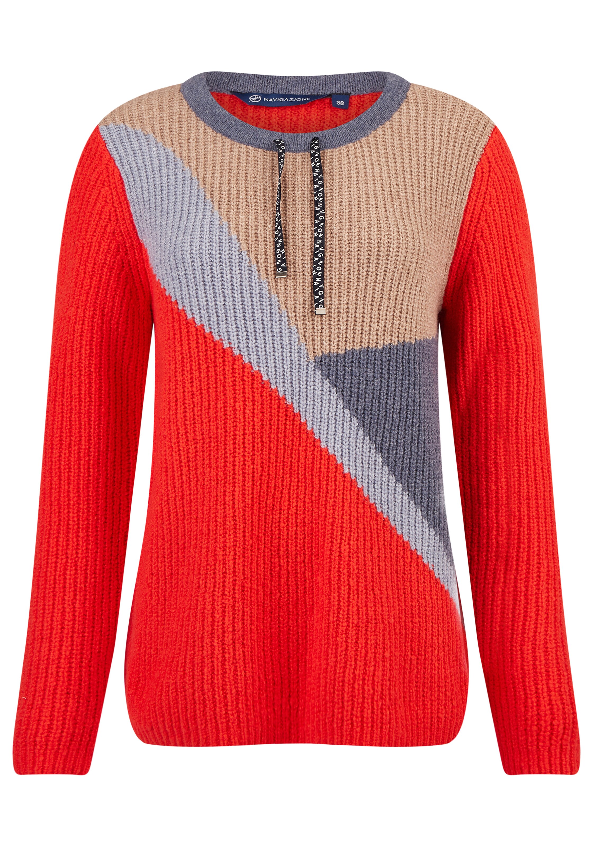 Navigazione Pullover in Rot: Vorderseite
