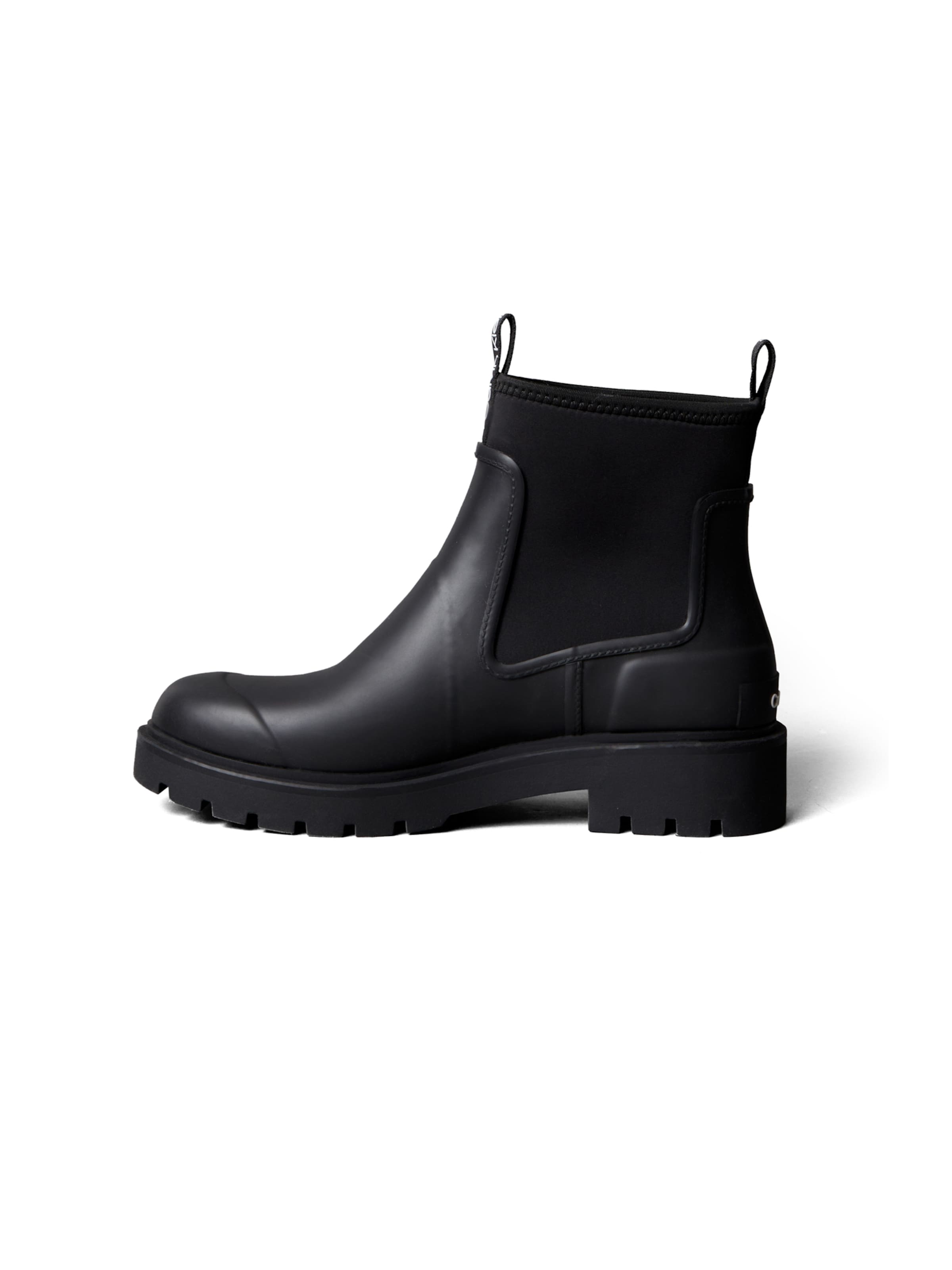 Calvin Klein Gummistiefel 'COMBAT' in Schwarz: Vorderseite