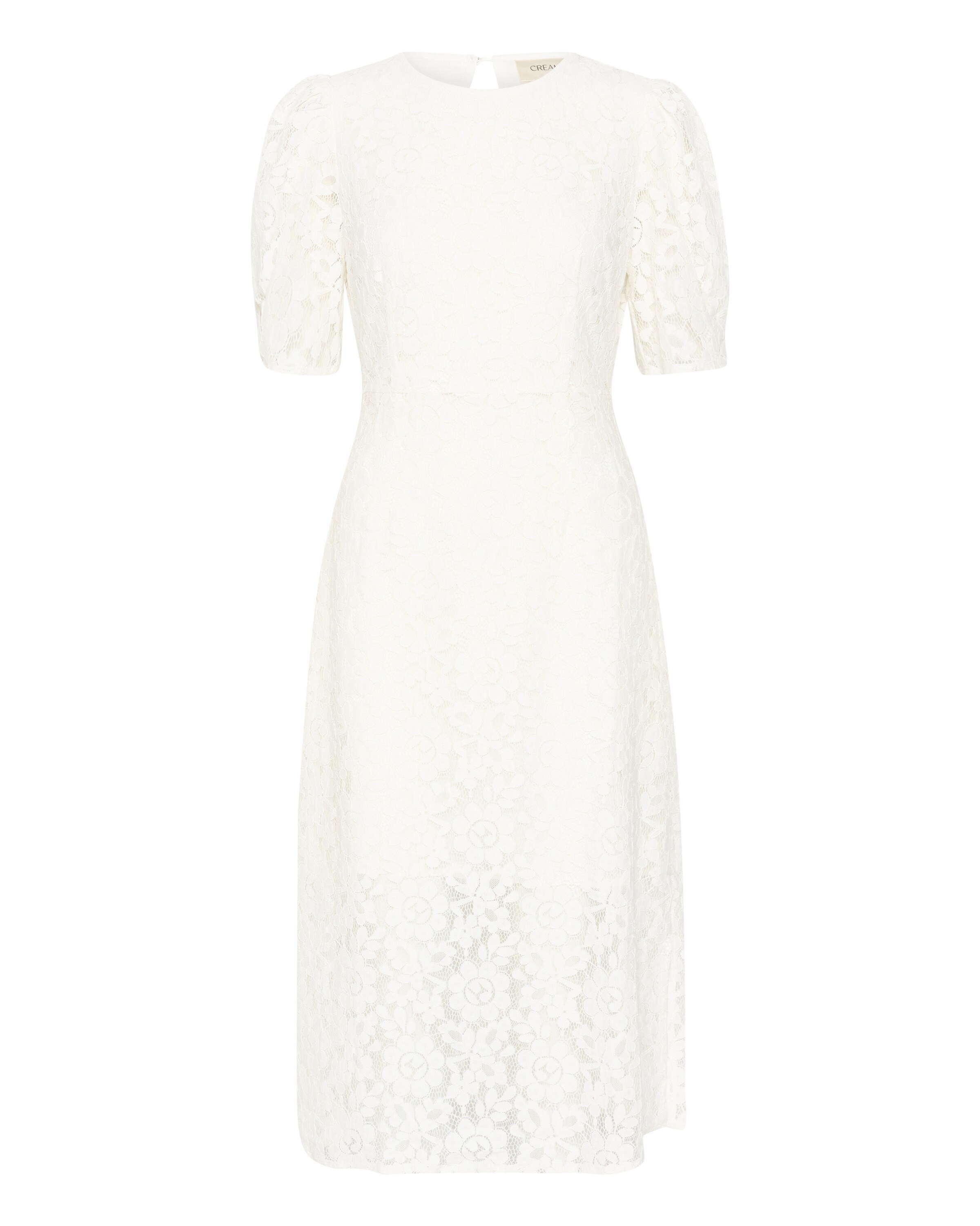 Cream Kjole 'Bana' i hvid: forside