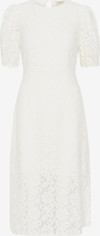 Cream Dress 'Bana' in White: front