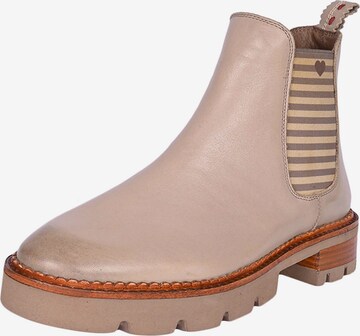 Crickit Chelsea boots 'Nicki' in Bruin: voorkant