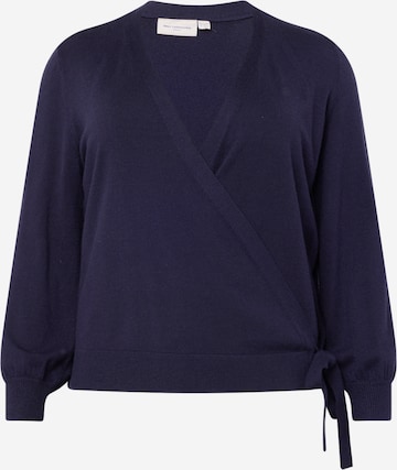 ONLY Carmakoma Pullover 'Esly' in Blau: predná strana