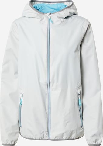 KILLTEC Outdoor Jacket 'Trin' in Grey: front