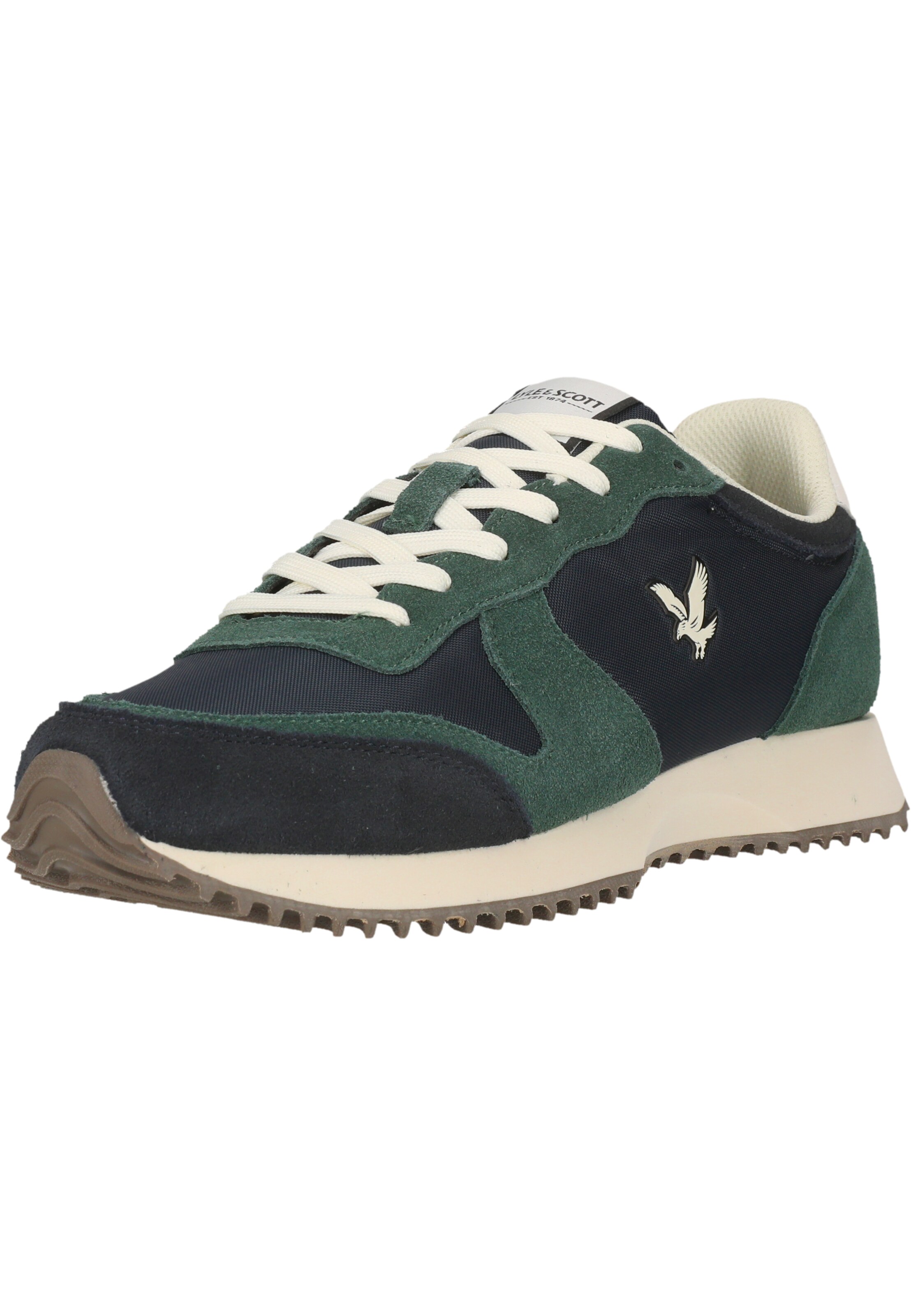 Lyle & Scott Platform trainers 'Leno' in Green: front