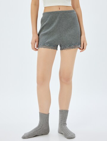 Koton Pyjamahose in Grau: Vorderseite