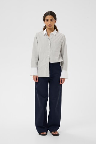 InWear Wide Leg Hose in Blau